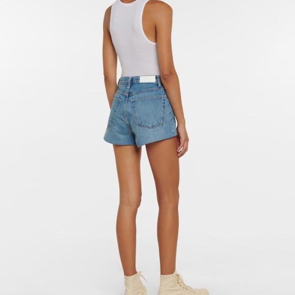 Re/Done - 70s Pocket high-rise denim shorts - Picture 7 of 7